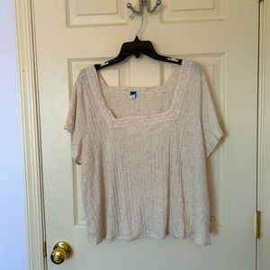 Women’s top with lace detail